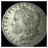 1878-CC Silver Morgan Dollar NEARLY  UNCIRCULATED