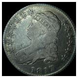 1817 Capped Bust Half Dollar LIGHTLY  CIRCULATED