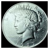 1927-D Silver Peace Dollar CLOSELY  UNCIRCULATED