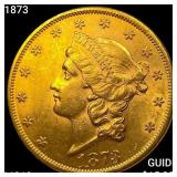 1873 $20 Gold Double Eagle UNCIRCULATED +