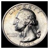 1932-S Silver Washington Quarter CHOICE BU