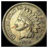 1859 Indian Head Cent NEARLY UNCIRCULATED