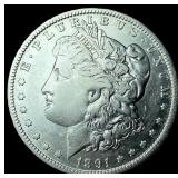 1891-O Silver Morgan Dollar CLOSELY  UNCIRCULATED