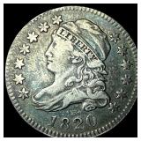 1820 Silver Capped Bust Dime NEARLY  UNCIRCULATED