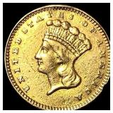 1850 Gold $1 Indian Head Type 1 HIGH GRADE