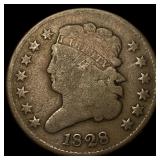 1828 Classic Head Half Cent LIGHTLY  CIRCULATED