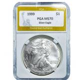 1999 Silver Eagle PGA MS70