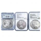 [3] 1999-2006 Silver Eagle NGC/IGC MS69