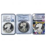 [3] 2000-2022 Silver Eagle NGC/PCGS