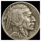 1914-S Buffalo Nickel LIGHTLY CIRCULATED