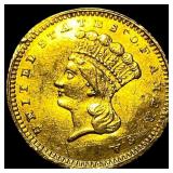 1862 Rare Gold Dollar