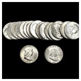 [19] 1960-1963 Franklin Half Dollar Roll