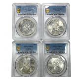 [4] 1964 Canada Confederation Conf. Silver $1 Lot