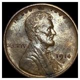 1914-S Lincoln Wheat Cent CHOICE BU