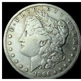 1896-S Silver Morgan Dollar NEARLY  UNCIRCULATED