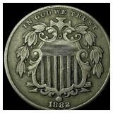 1882 Shield Nickel LIGHTLY CIRCULATED