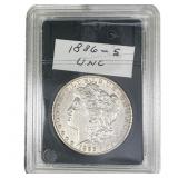 1886-S Morgan Silver Dollar  UNC