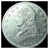 1834 Capped Bust Half Dollar NEARLY  UNCIRCULATED