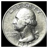 1932-D Silver Washington Quarter CLOSELY  UNCIRCU