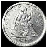 1856 Seated Liberty Quarter CLOSELY UNCIRCULATED