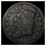 1810 Classic Head Large Cent NICELY CIRCULATED