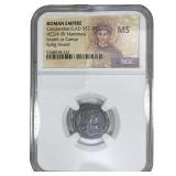 Roma Constantine II Ad 337-340 AE3/4 BI Nummus
