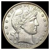 1915-D Barber Half Dollar