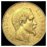1855A France Gold 50 Francs