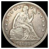 1848 Seated Liberty Dollar