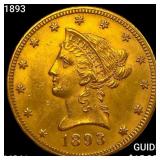 1893 $10 Gold Eagle UNCIRCULATED