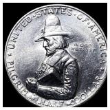 1920 Silver Pilgrim Tercentenary Half Dollar UNCIR