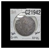 1801 Draped Bust Half Dollar