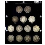 [13]1878-1893 Carson City Morgan Silver Dollar Set