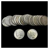 [21] 1922-1927 Silver Peace Dollar Roll