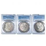 [3] 1884-1900 Morgan Silver Dollar PCGS AU58/MS60