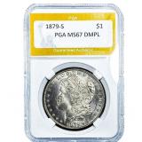 1879-S Morgan Silver Dollar PGA MS67 DMPL