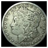 1888-O Silver Morgan Dollar Hot Lips LIGHTLY  CIR