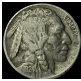 1924-D Buffalo Nickel LIGHTLY CIRCULATED
