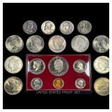 [19]1921-1976 U.S. Proof Set&Silver Coin Lot 1C-$1