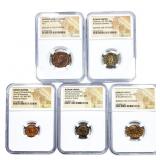 [5] Ancient Roman Coin Lot AD 253-408 NGC