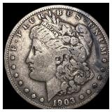 1903-S Silver Morgan Dollar ABOUT UNCIRCULATED