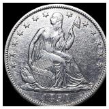 1850-O Silver Half Dollar CLOSELY UNCIRCULATED