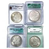 [4] 1883-1904 Morgan Silver Dollar  MS61/MS63/MS65
