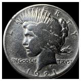 1921 Silver Peace Dollar NICELY CIRCULATED