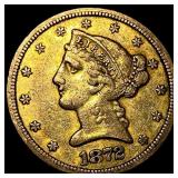 1872-S $5 Gold Half Eagle