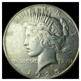 1925-S Silver Peace Dollar CLOSELY  UNCIRCULATED