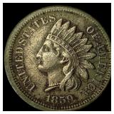 1859 Indian Head Cent ABOUT UNCIRCULATED