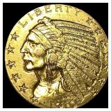 1910 Indian Head Half Eagle $5 Gold CLOSELY UNCIRC