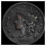 1838 Coronet Head Large Cent NEARLY UNCIRCULATED