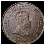 1903 Canada Bronze 1 Cent SUPERB GEM BU